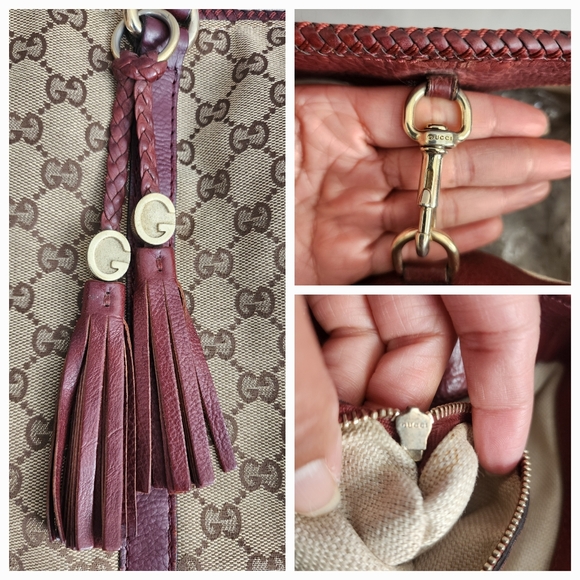 GUCCI GG Canvas Marrakech Tote Bag - Picture 15 of 16